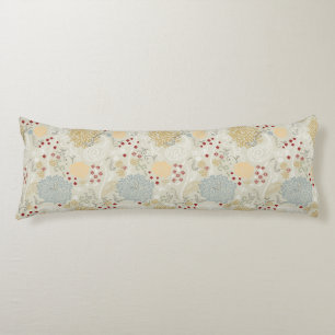 pattern displaying curly garden body cushion
