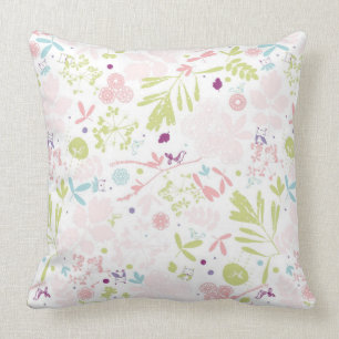 pattern displaying floral cushion
