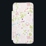 pattern displaying floral incipio watson™ iPhone 5 wallet case<br><div class="desc">Vector seamless pattern displaying floral and little critters.  © and ® Bigstock® - All Rights Reserved.</div>