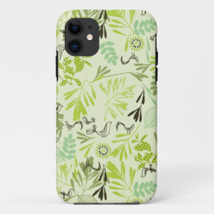 pattern displaying little baby birds iPhone 11 case