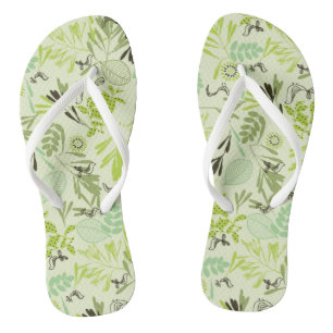 pattern displaying little baby birds thongs