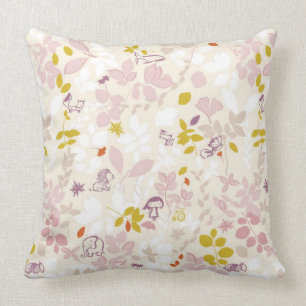 pattern displaying whimsical animals cushion