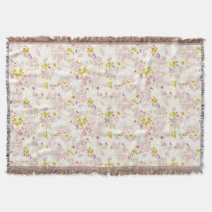 pattern displaying whimsical animals throw blanket