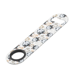 Pattern Dog paws Husky