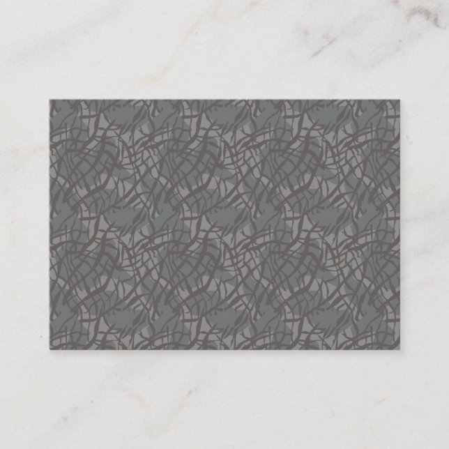 Pattern elephant business card (Front)