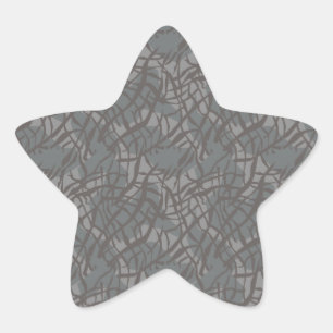 Pattern elephant star sticker