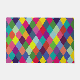 Pattern Fashion Colorful- Modern spring hipster Doormat
