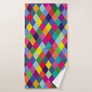 Pattern Fashion Colourful- Modern spring hipster Bath Towel