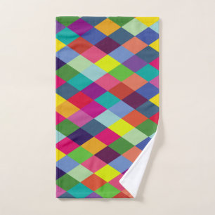 Pattern Fashion Colourful- Modern spring hipster   Hand Towel