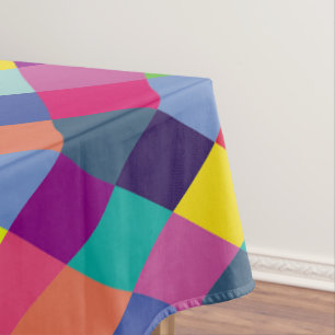 Pattern Fashion Colourful- Modern spring hipster Tablecloth