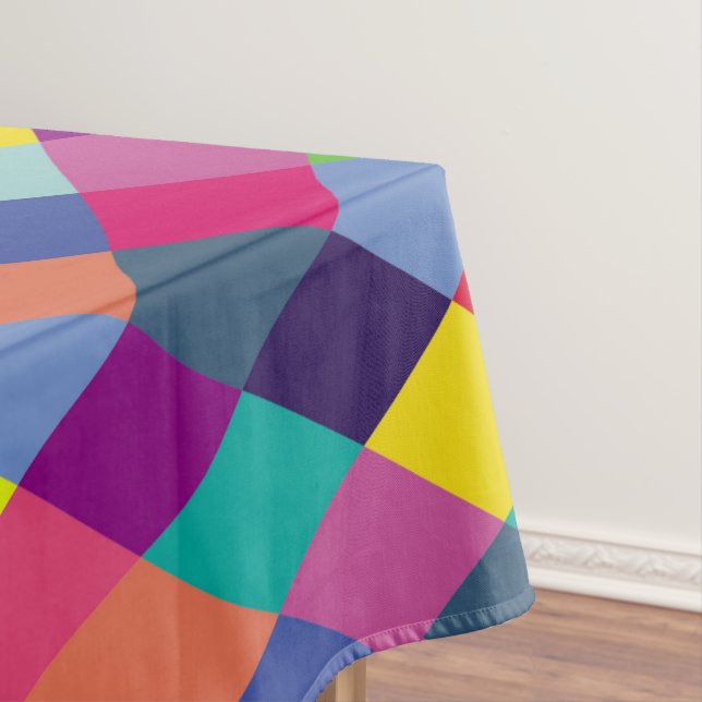 Pattern Fashion Colourful- Modern spring hipster Tablecloth (In Situ)