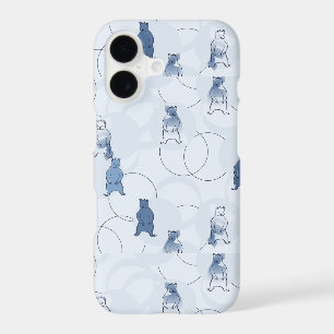 pattern featuring a grizzly bear