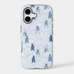 pattern featuring a grizzly bear