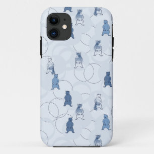 pattern featuring a grizzly bear iPhone 11 case