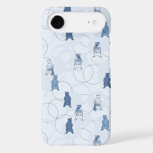 pattern featuring a grizzly bear Case-Mate samsung galaxy case (Back)