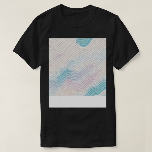 Pattern Flat Illustration Bright Isometric Pastel  T-Shirt (Design Front)