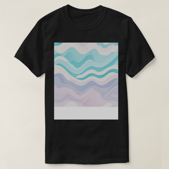 Pattern Flat Illustration Bright Isometric Pastel  T-Shirt (Design Front)