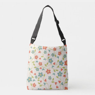Pattern Floral Crossbody Bag