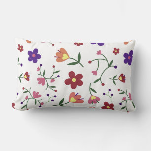 pattern flowers- lumbar cushion
