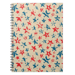 Pattern for 4th of July Notebook