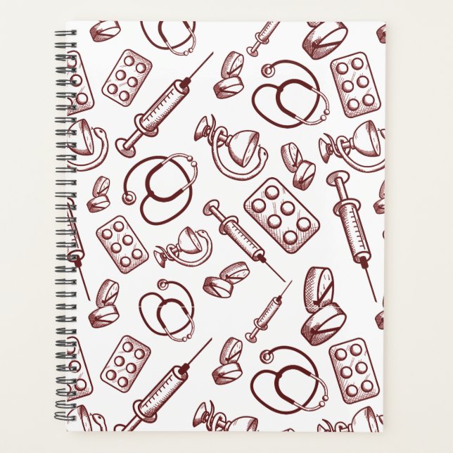 Pattern for medical Professions Planner (Front)
