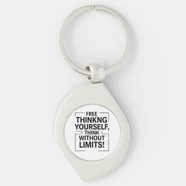 Pattern Freedom Key Ring (Front)