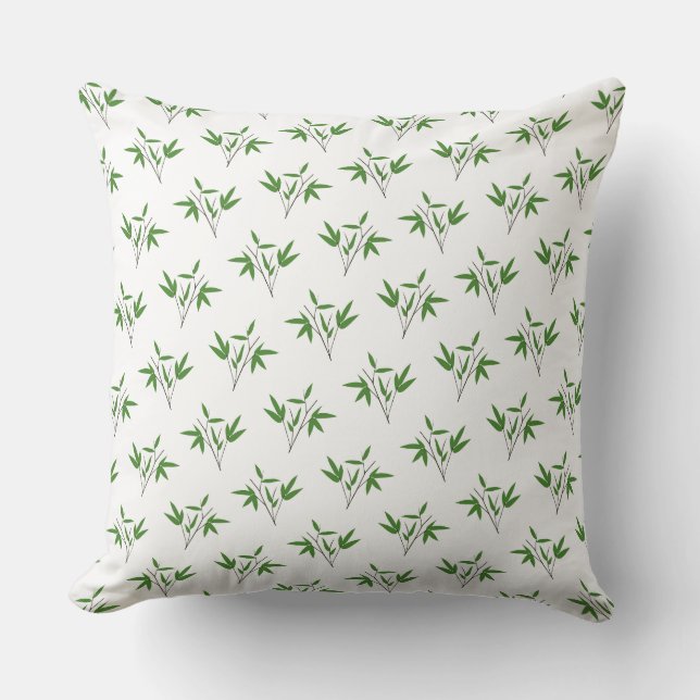 Pattern from bamboo twigs cushion (Front)
