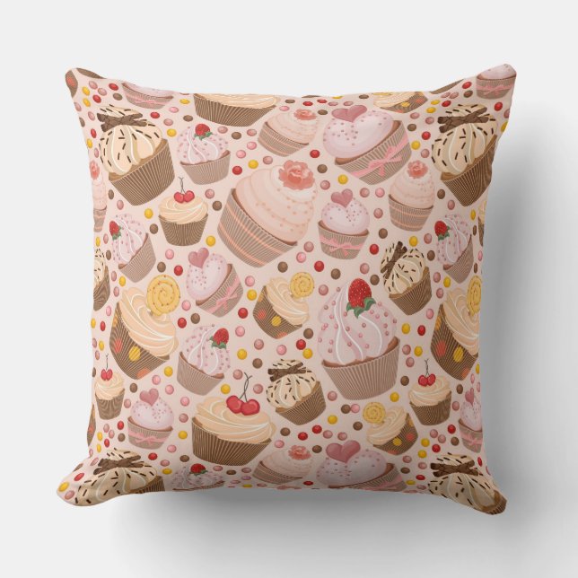 Pattern from celebratory cupcakes cushion (Front)
