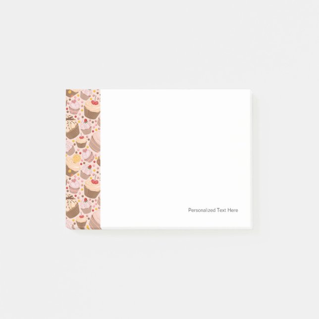 Pattern from celebratory cupcakes post-it notes (Front)