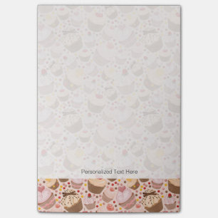 Pattern from celebratory cupcakes post-it notes