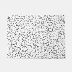 Pattern funny humour doormat
