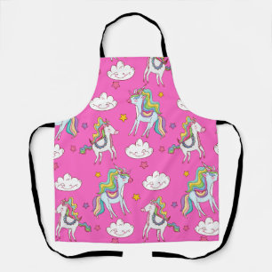 Pattern Funny Unicorn Cute     Apron