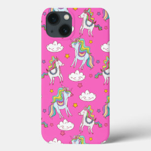 Pattern Funny Unicorn Cute iPhone 13 Case