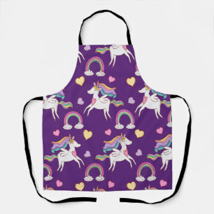 Pattern Funny Unicorn Magic Horse Cute  Apron