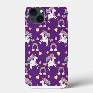 Pattern Funny Unicorn Magic Horse Cute iPhone 13 Case
