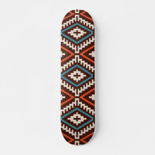 Pattern Geometric Fashion Stylish Cute Skateboard