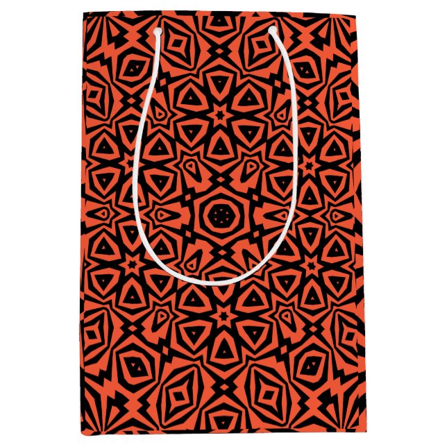  Pattern Geometric Vintage Fashion Cute         Medium Gift Bag (Front)