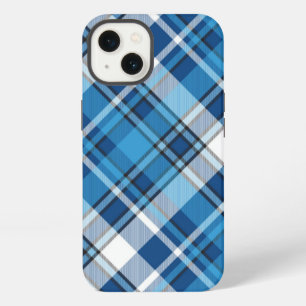 Pattern Geometric Vintage Trendy Blue iPhone 13 Case