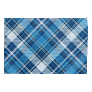 Pattern Geometric Vintage Trendy Blue Pillowcase