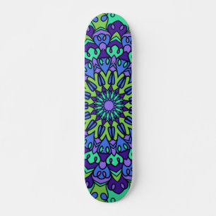 Pattern Geometric Vintage Trendy Cute   Skateboard
