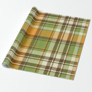 Pattern Geometric Vintage Trendy Fashion Wrapping Paper