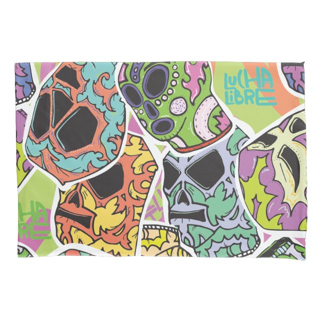 Pattern Goods Textile Wrestling Fan Licha Umbro Pillowcase (Front)