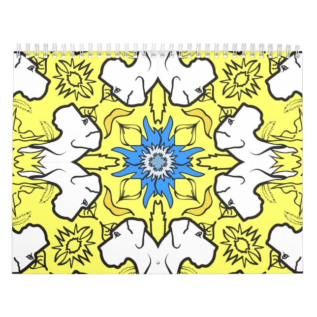 Pattern Great Dane Calendar (Cover)
