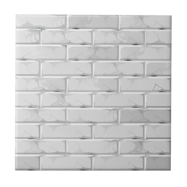 Pattern grey brick euclidean ceramic tile (Front)