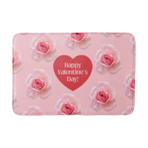 Pattern Happy Valentine`s Day 2023 Background      Bath Mat