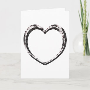 Pattern Heart Custom Card