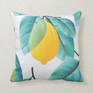 Pattern Lemon Fruit Cushion