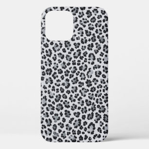 Pattern Leopard Print Gray iPhone 12 Pro Case