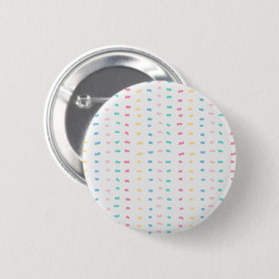 Pattern lines 6 cm round badge
