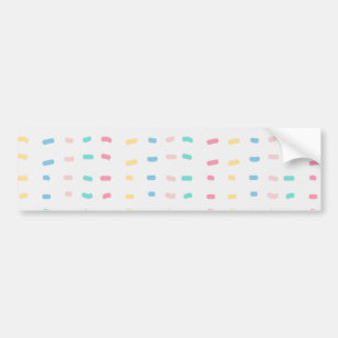 Pattern lines bumper sticker